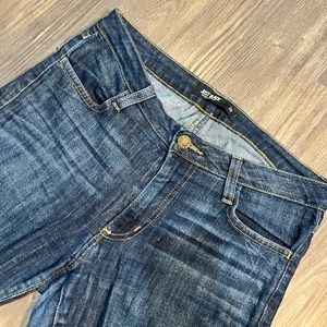 Boutique Size 28 Crop Frayed-Hem Jeans